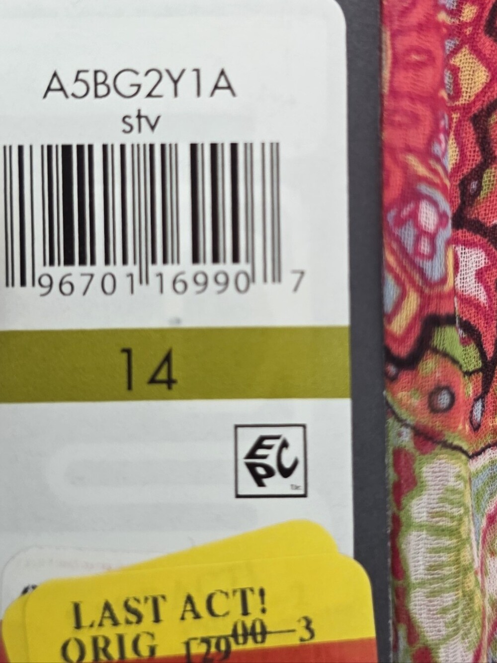 NWT Tommy Hilfiger Paisley Maxi Dress Pink Coral Sleeveless Size 14 $129 - Picture 8 of 8